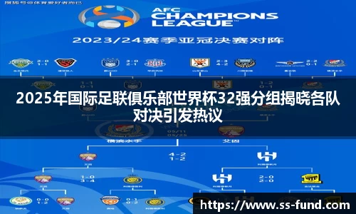 2025年国际足联俱乐部世界杯32强分组揭晓各队对决引发热议